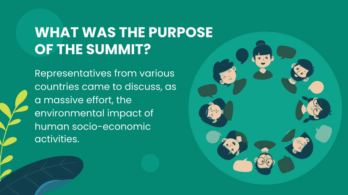 Free Earth Summit Presentation Template to Edit Online