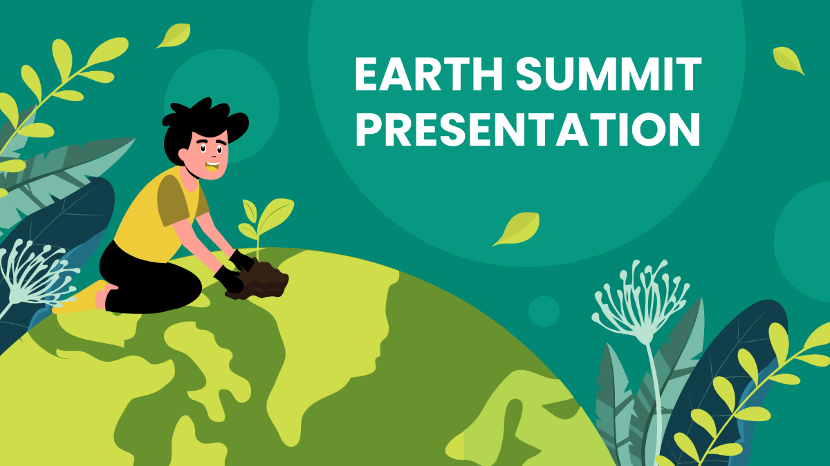 Free Earth Summit Presentation Template