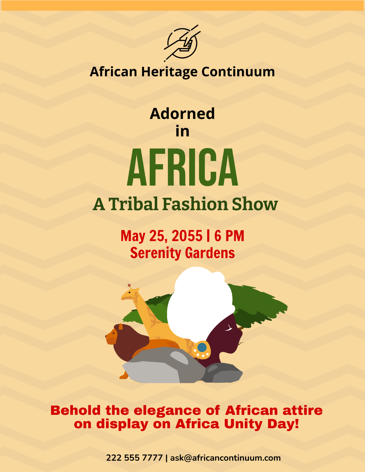 Free African Unity Day Flyer  Template