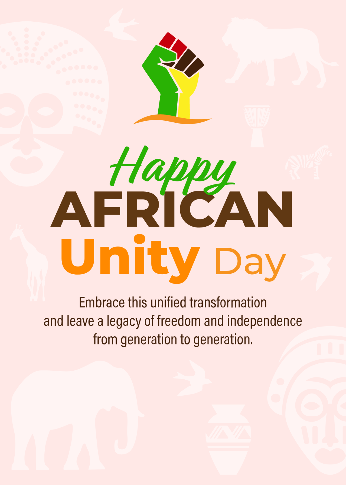 African Unity Day Greeting