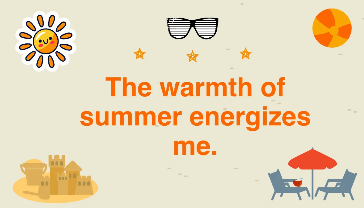 Free Summer Affirmation Card Template to Edit Online