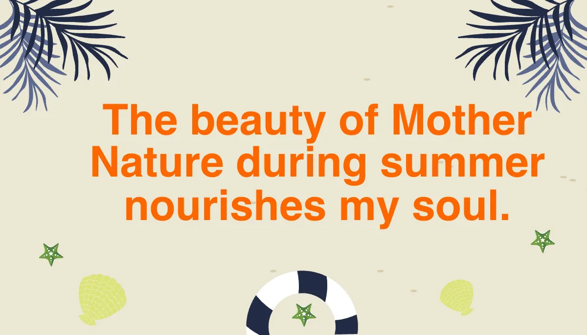 Free Summer Affirmation Card Template to Edit Online