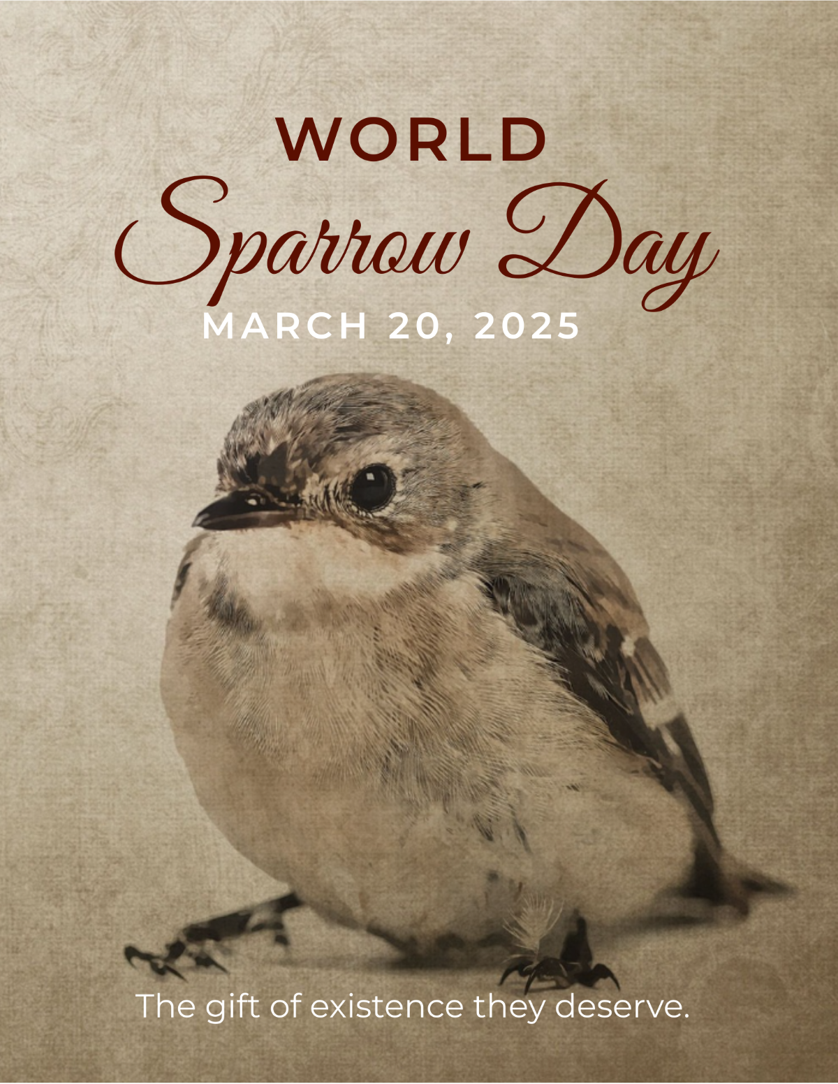 World Sparrow Day Pinterest Pin