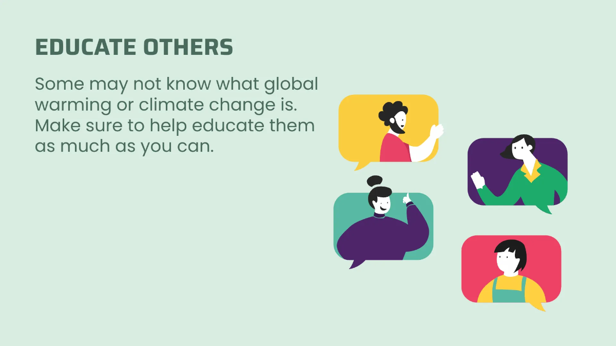 Free Global Warming And Climate Change Presentation Template to Edit Online