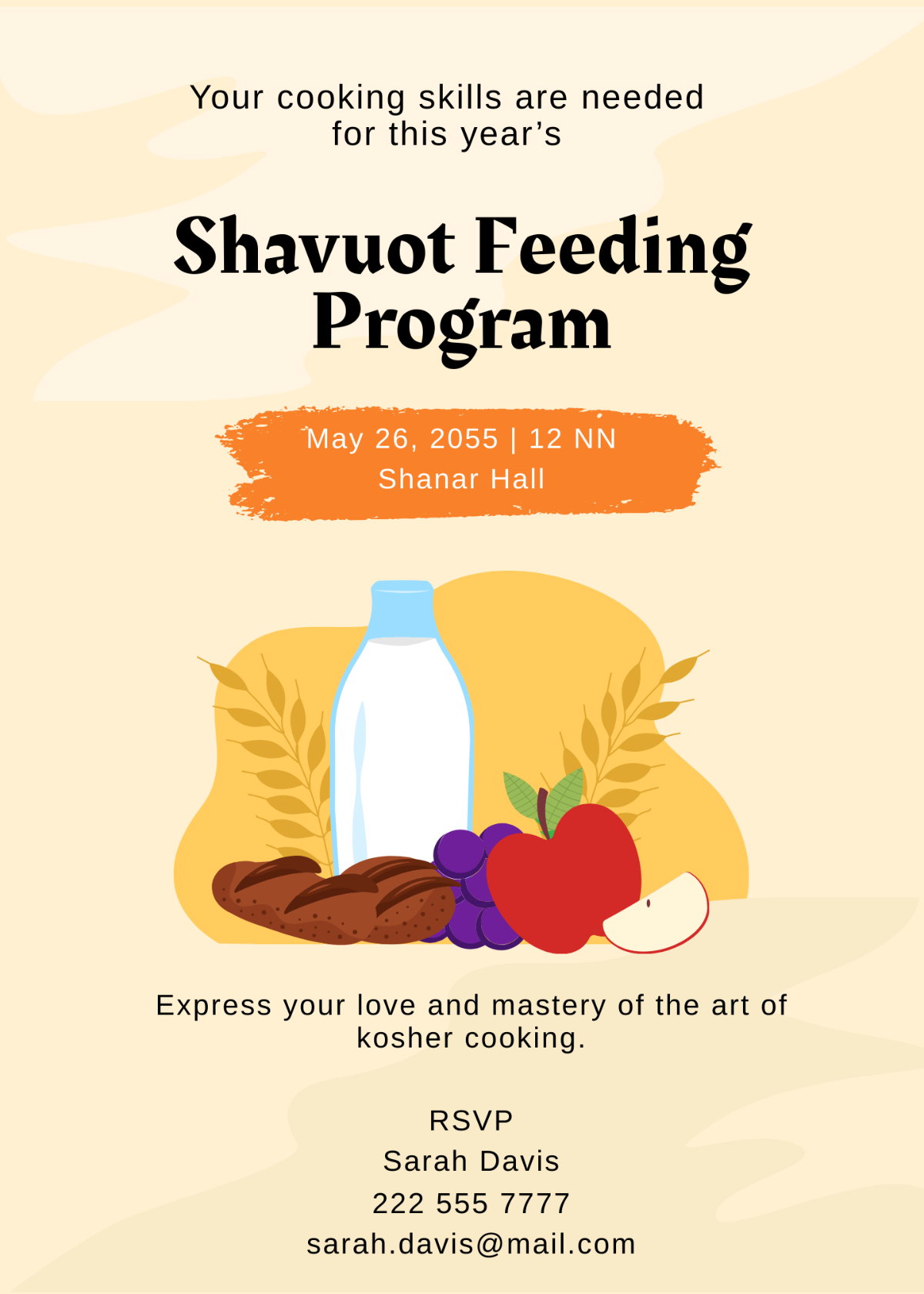 Shavuot Invitation