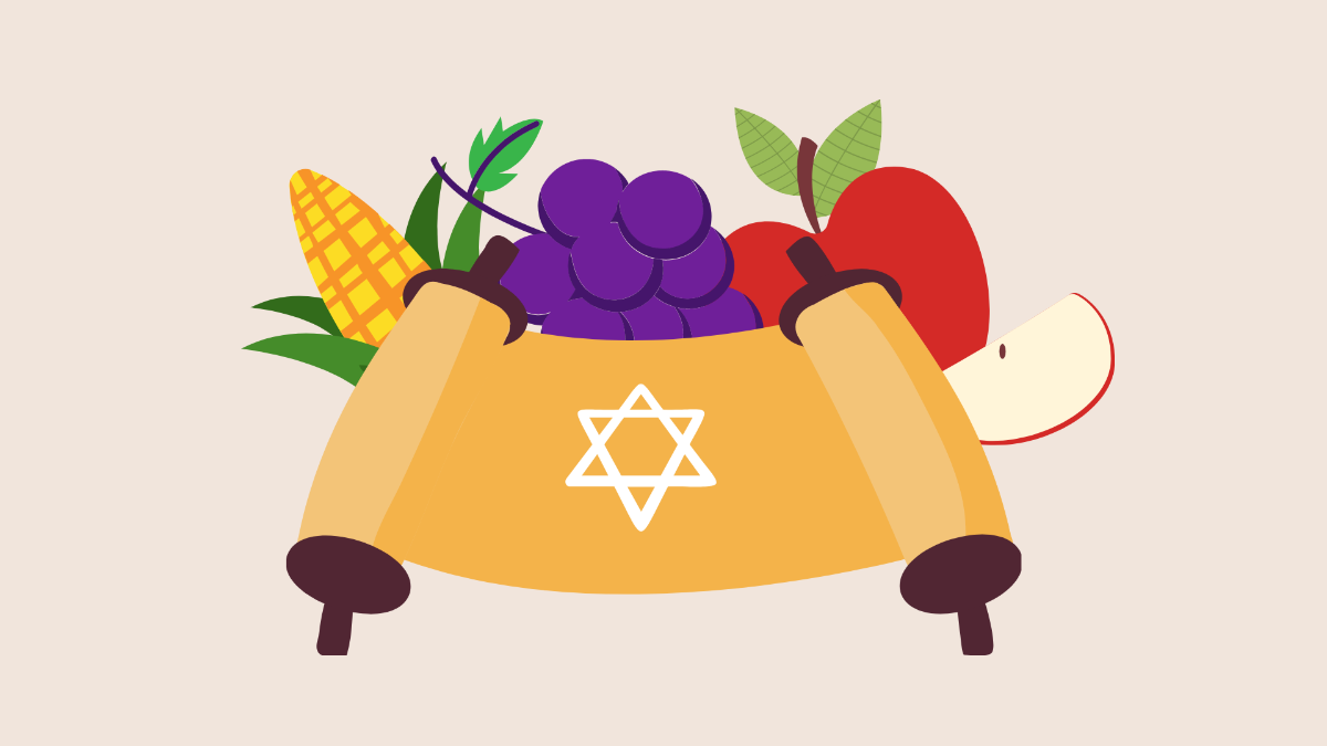Shavuot Background Template