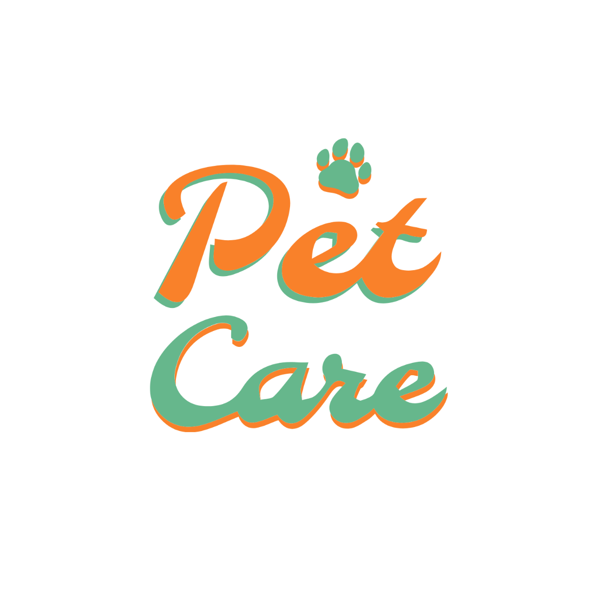 Pet Care Text Effect Template