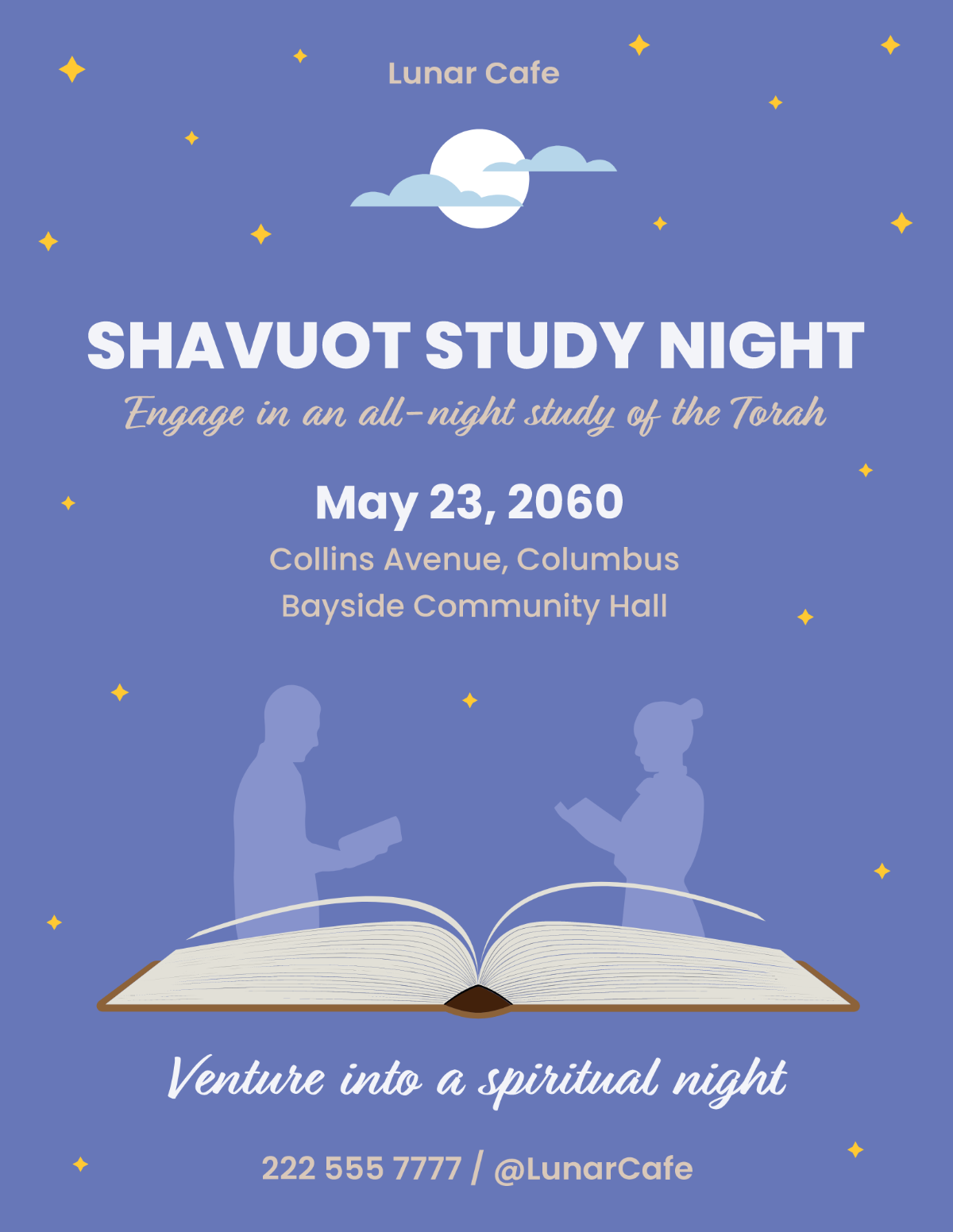 Free Shavuot Promotion Template
