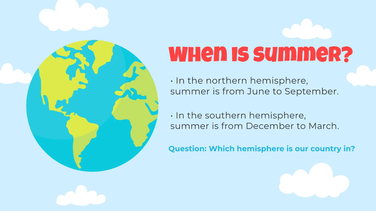 Free Summer Presentation Template to Edit Online