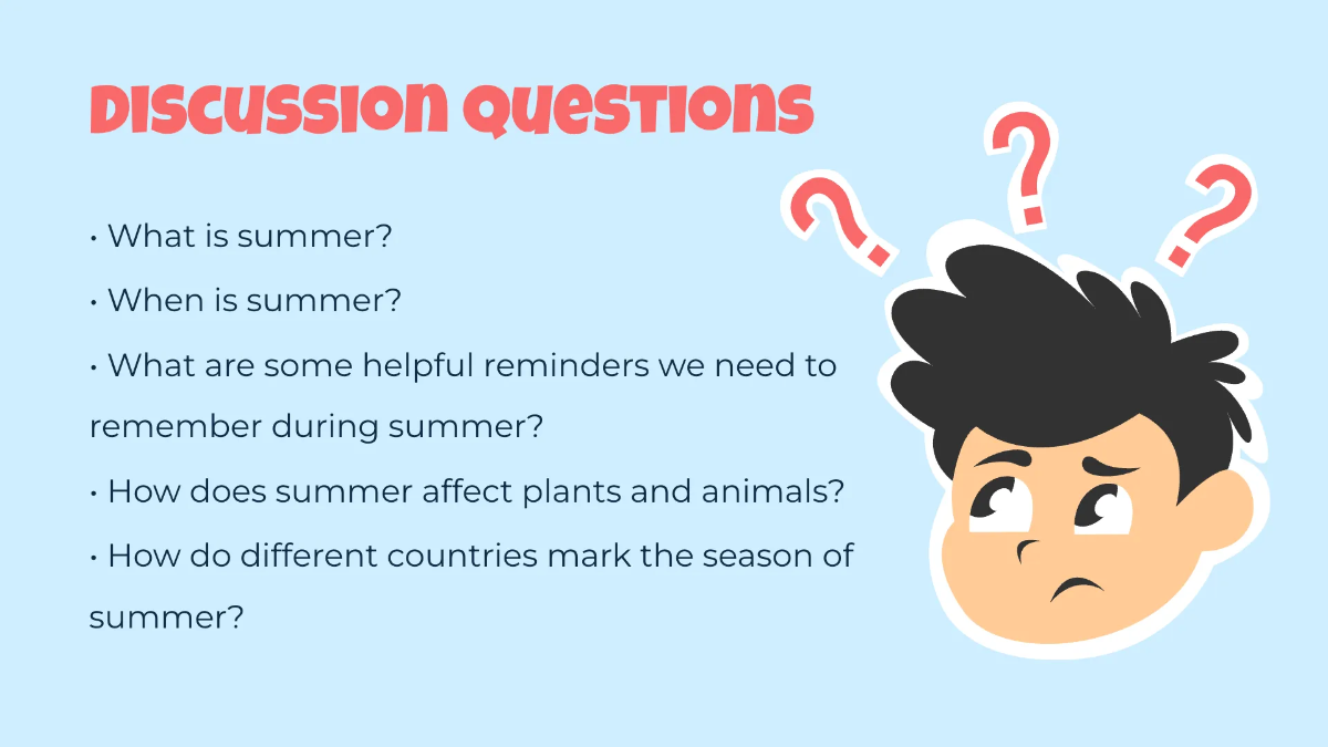 Free Summer Presentation Template to Edit Online