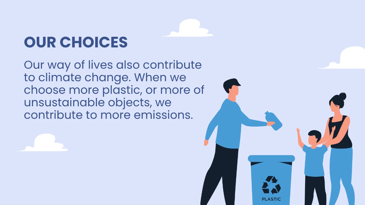 Free Causes Of Climate Change Presentation Template to Edit Online