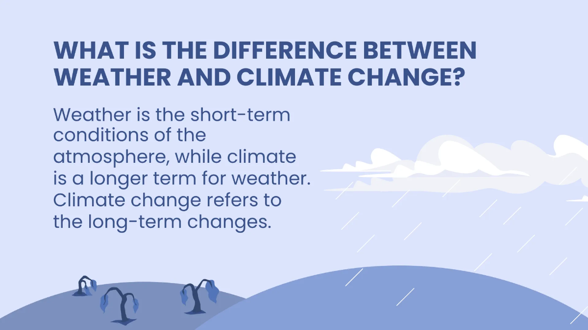 Free Causes Of Climate Change Presentation Template to Edit Online