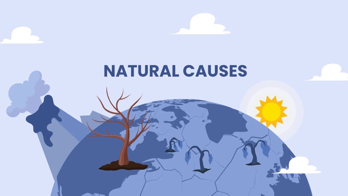 Free Causes Of Climate Change Presentation Template to Edit Online