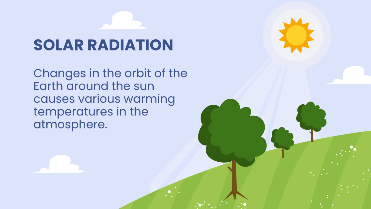 Free Causes Of Climate Change Presentation Template to Edit Online