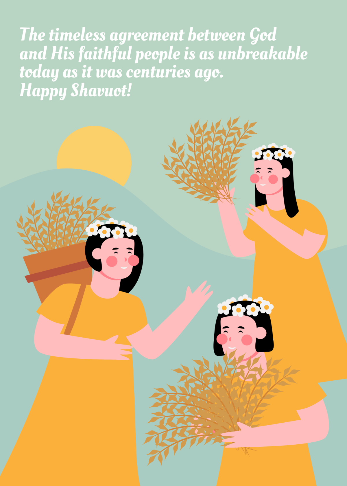 Free Shavuot Message Template