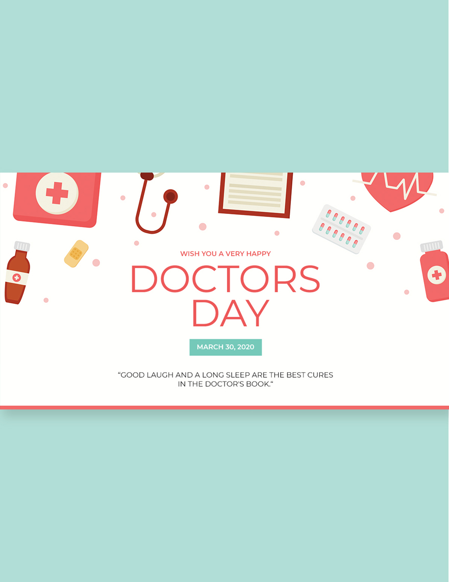 Doctors' Day Facebook Post Template