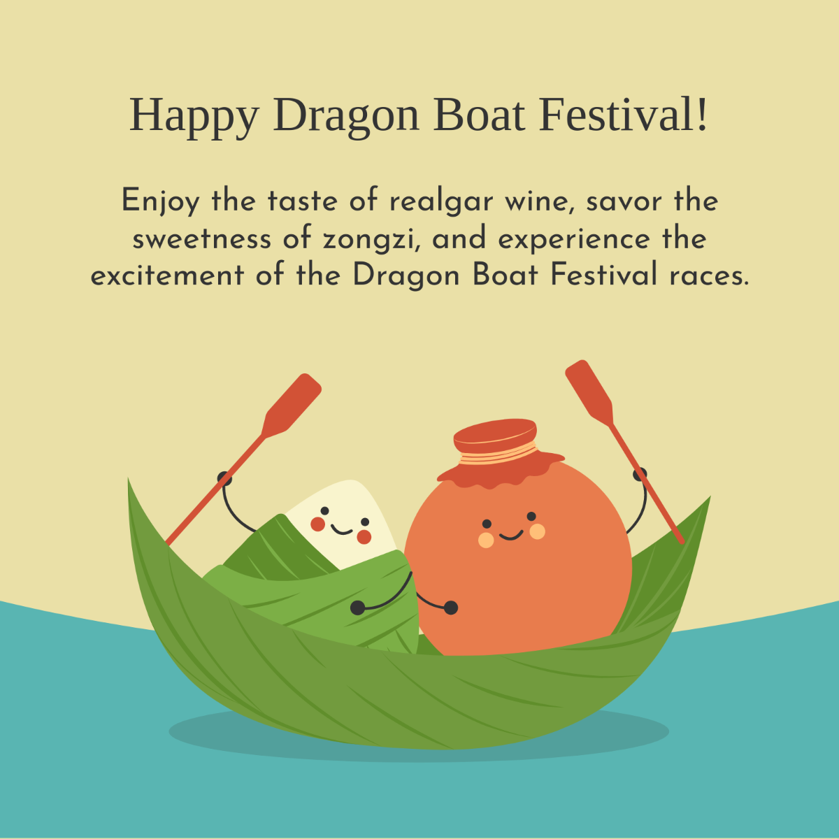 Dragon Boat Festival Whatsapp Post Template