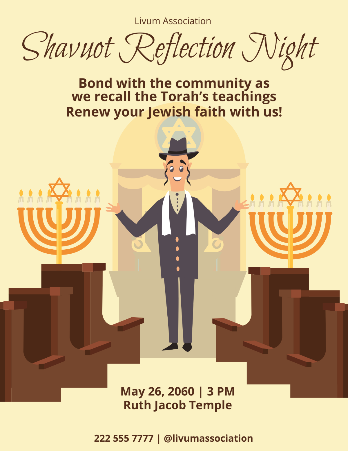 Free Shavuot Flyer  Template