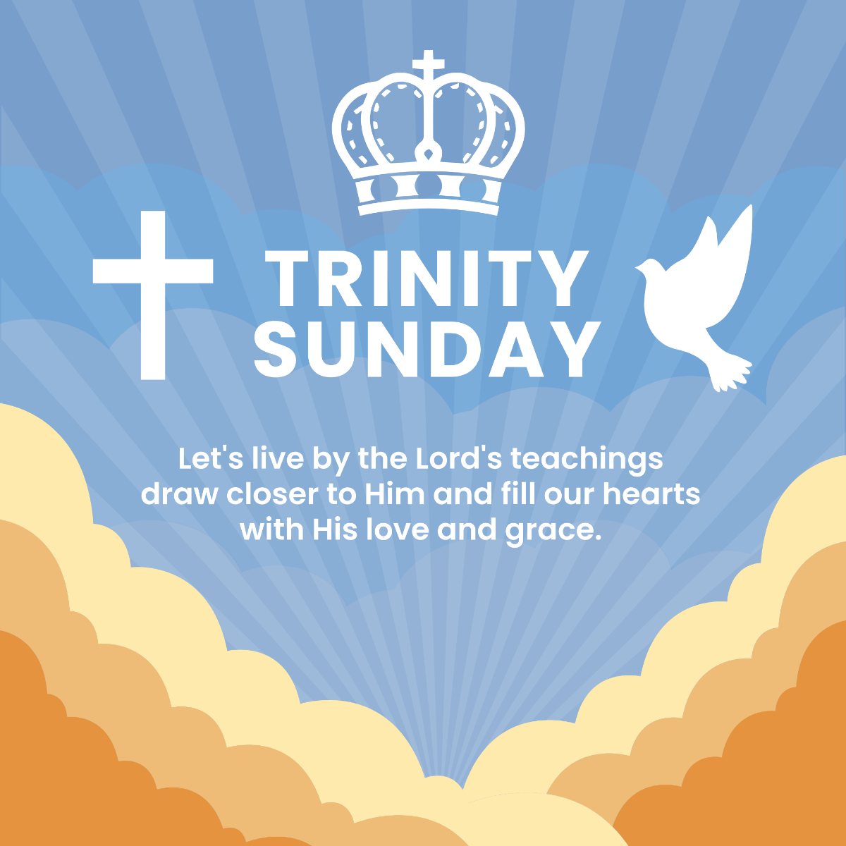 Free Trinity Sunday Instagram Post Template