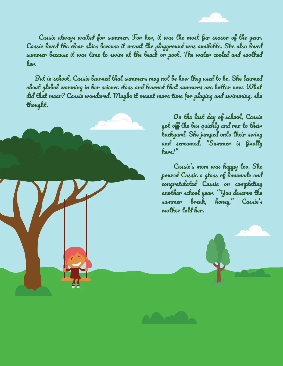 Free Summer Story Template to Edit Online