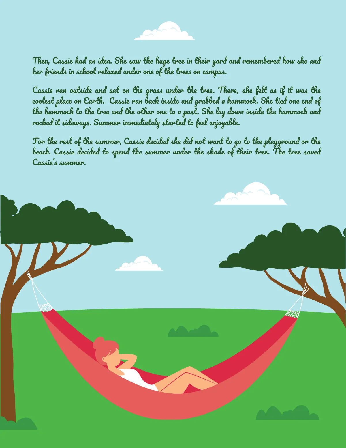 Free Summer Story Template to Edit Online
