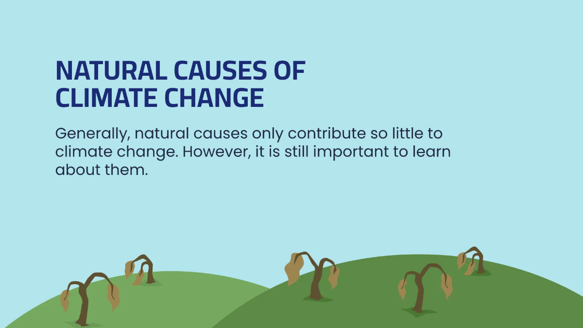 Free Simple Climate Change Presentation Template to Edit Online