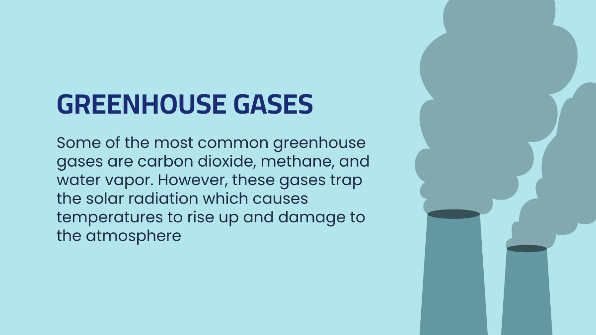 Free Simple Climate Change Presentation Template to Edit Online
