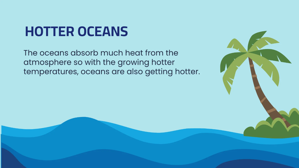 Free Simple Climate Change Presentation Template to Edit Online