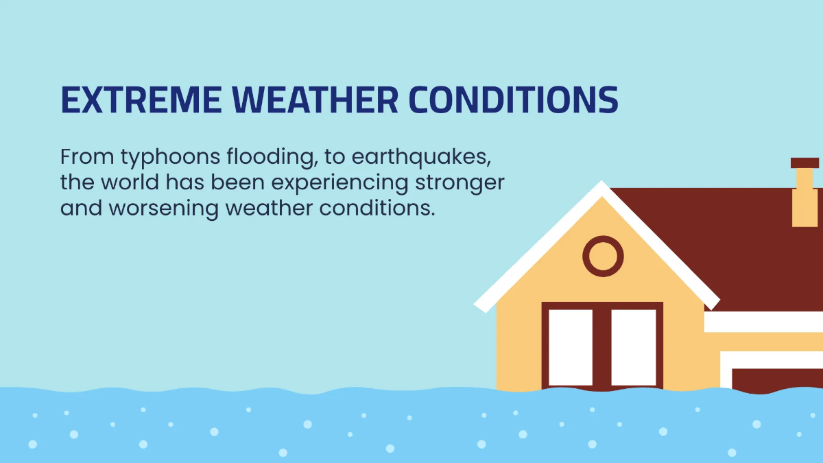 Free Simple Climate Change Presentation Template to Edit Online