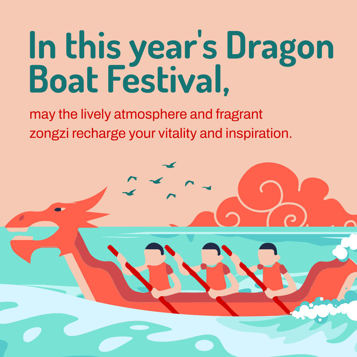Dragon Boat Festival Instagram Post Template