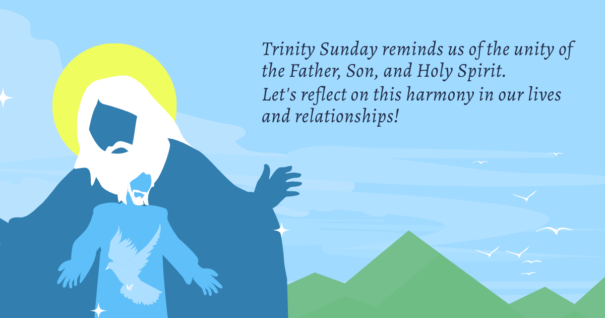 Free Trinity Sunday Facebook Post Template