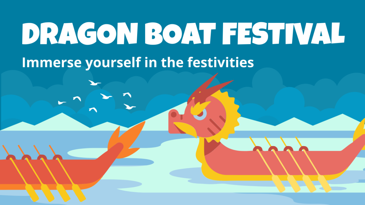 Dragon Boat Festival Youtube Thumbnail Cover Template