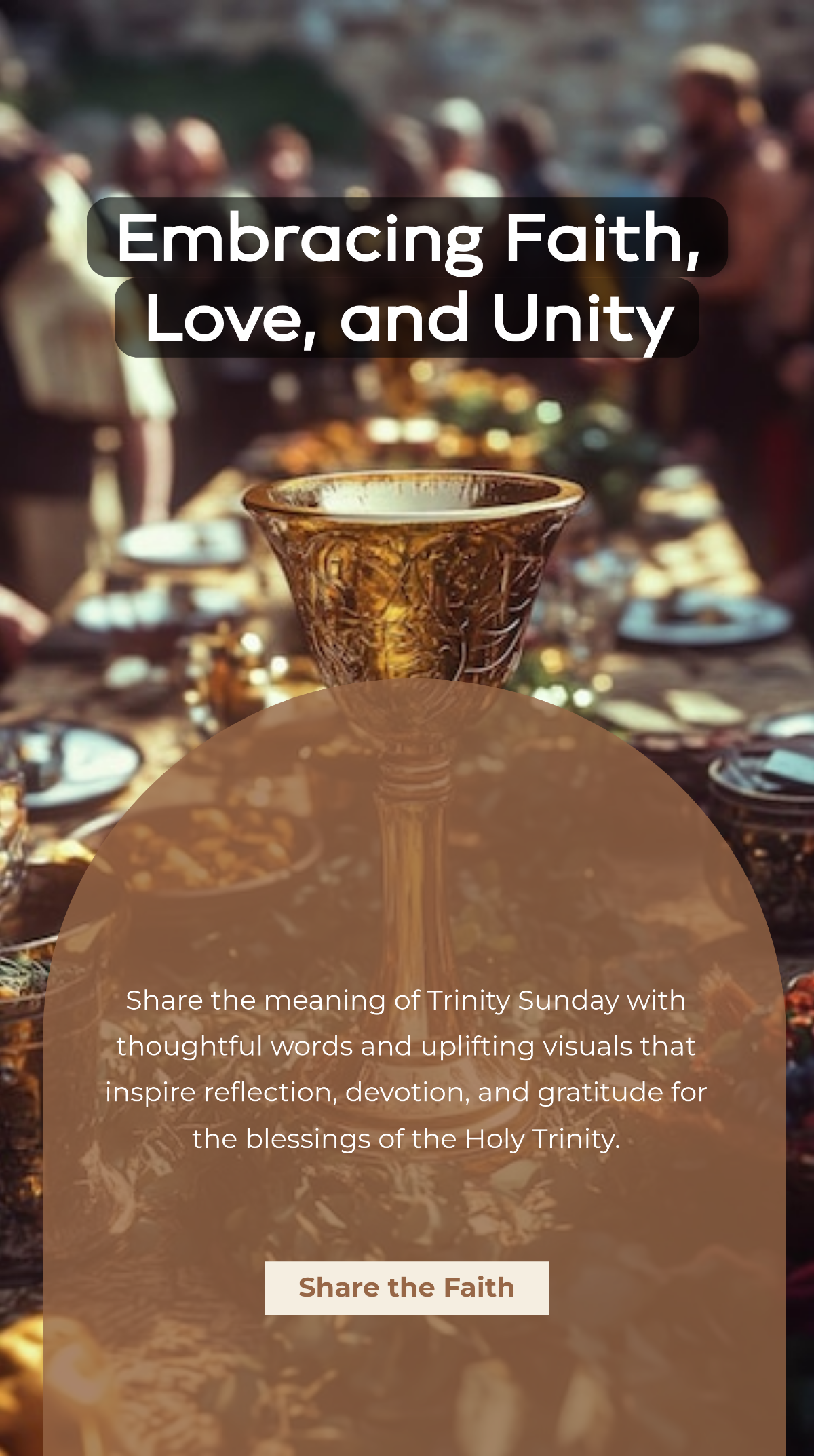 Free Trinity Sunday Whatsapp Status Template to Edit Online