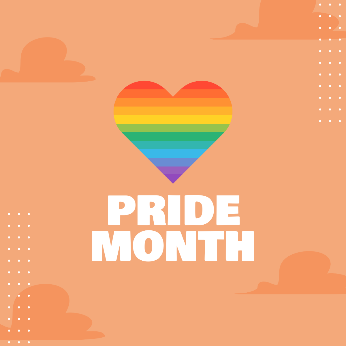 Pride Month Graphic Vector Template - Edit Online & Download