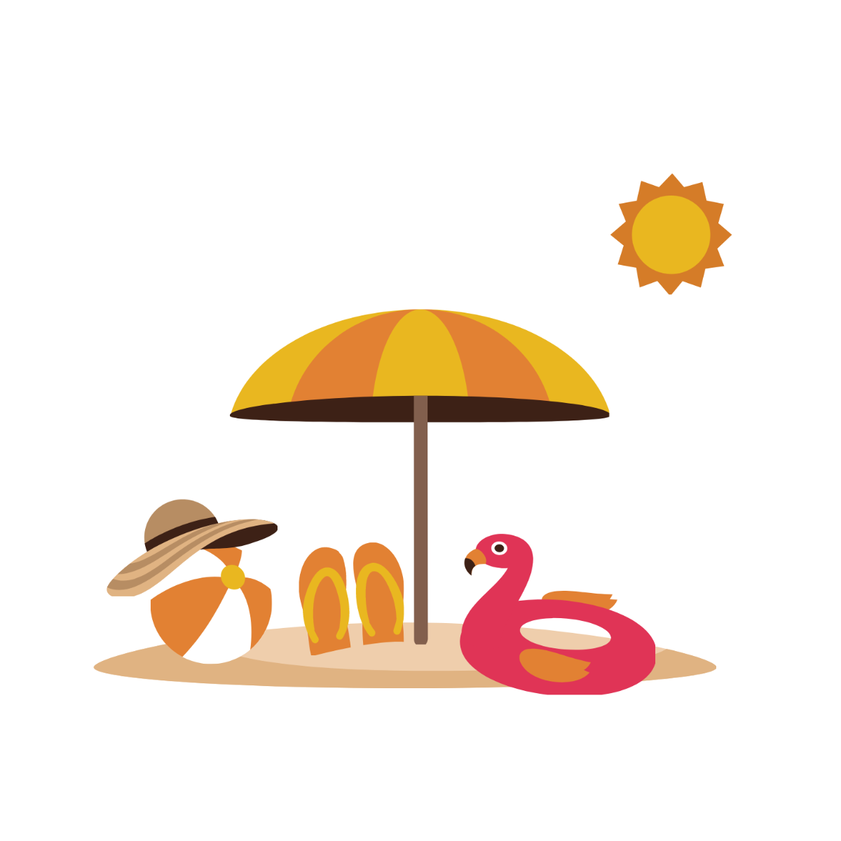 Free Summer Clipart  Template