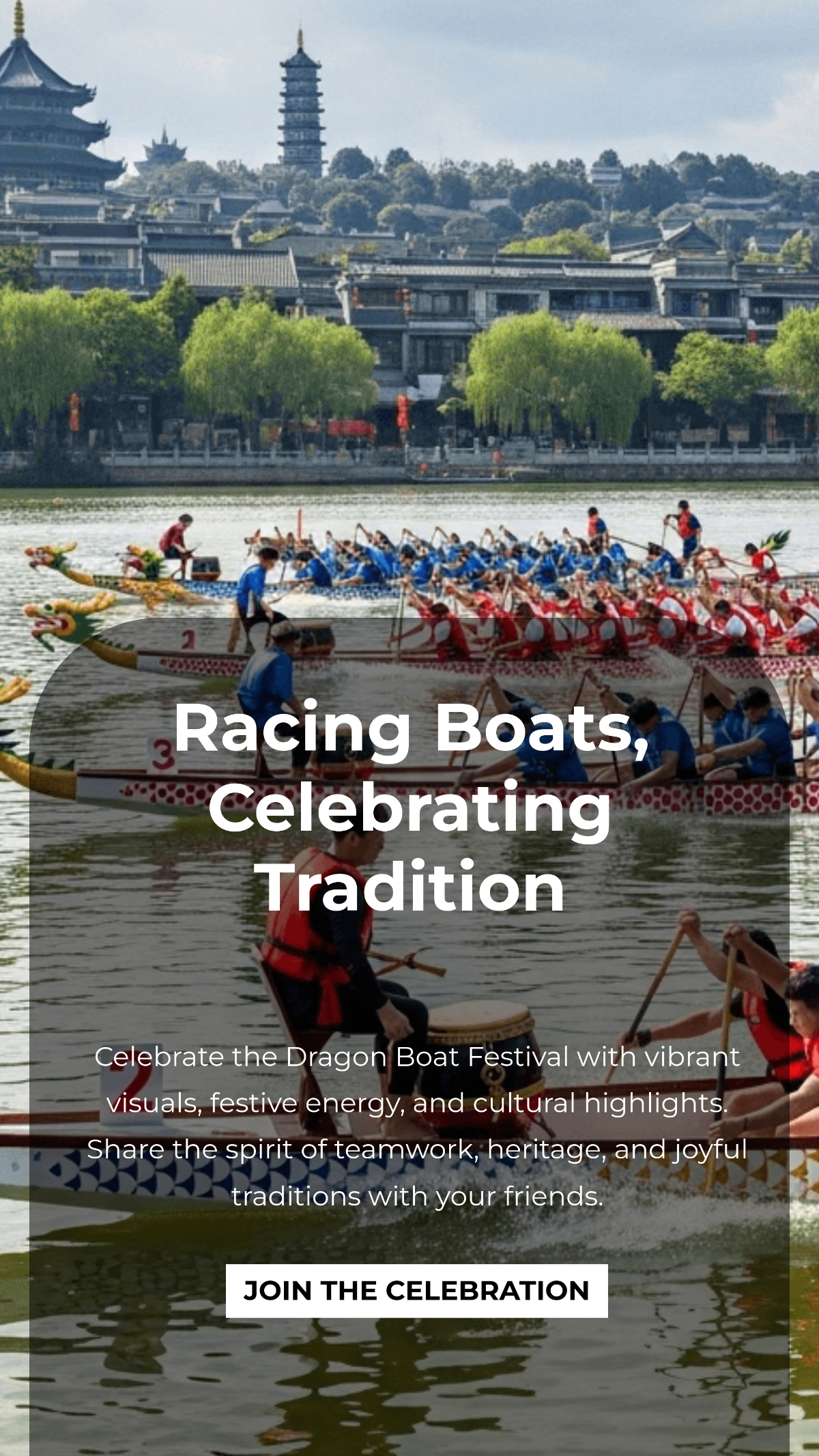 Free Dragon Boat Festival Whatsapp Status Template to Edit Online