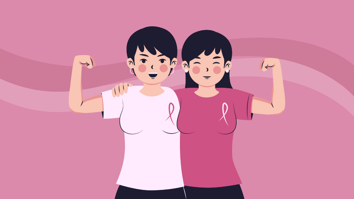 Free Cancer Awareness Background Template