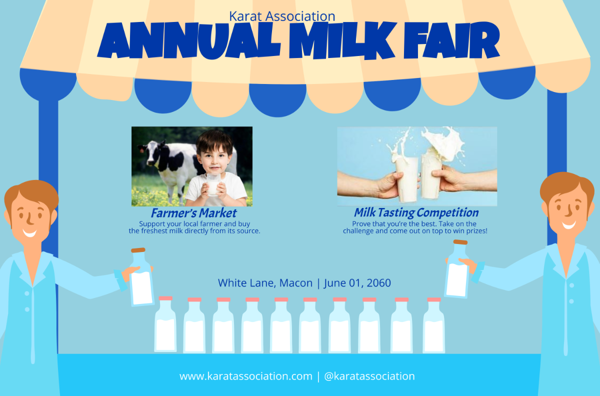 Free World Milk Day Banner Template