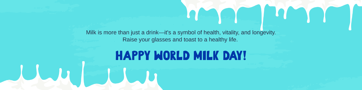 World Milk Day Twitch Banner Template