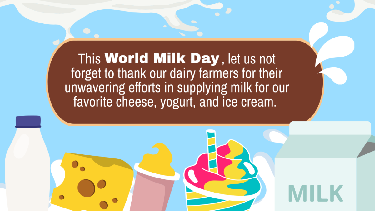 World Milk Day Youtube Banner Template