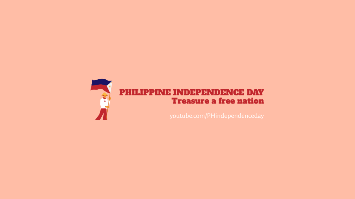 Philippine Independence Day Youtube Banner Template