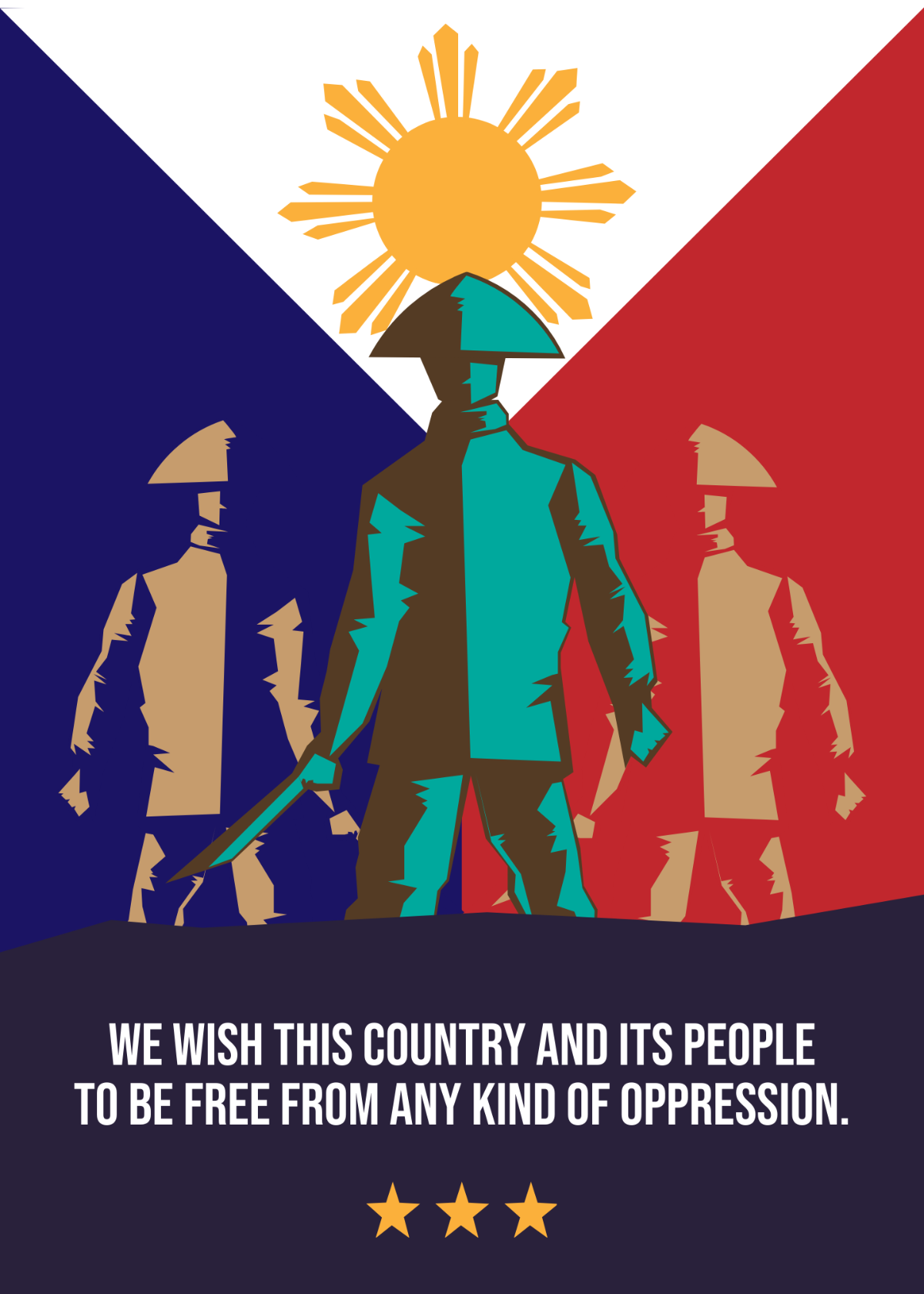 Philippine Independence Day Wishes Template