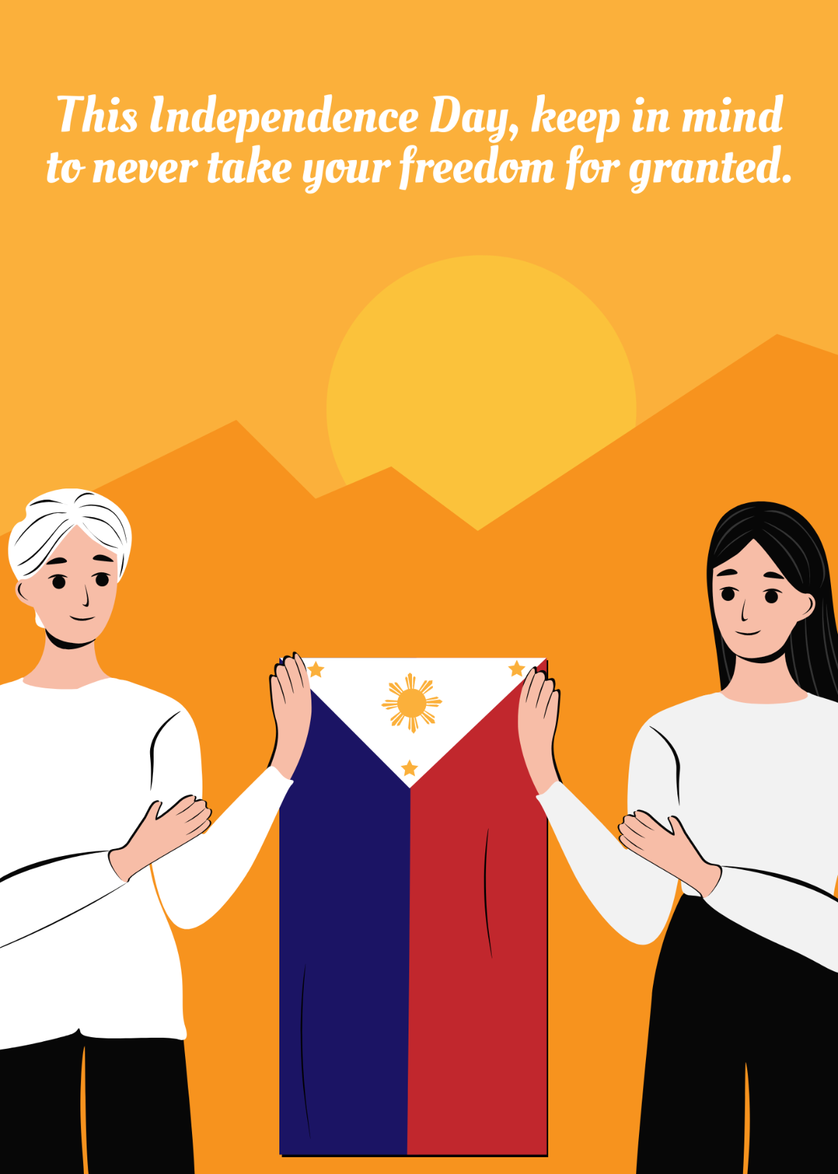 Philippine Independence Day Message Template