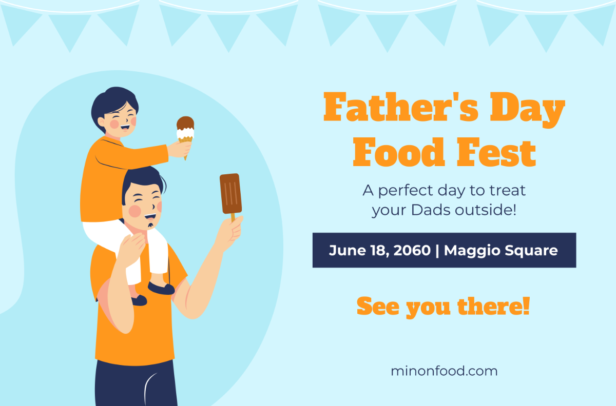 Father's Day Banner Template
