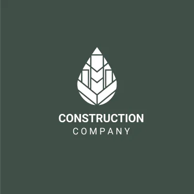 Free Green Building Logo Template to Edit Online