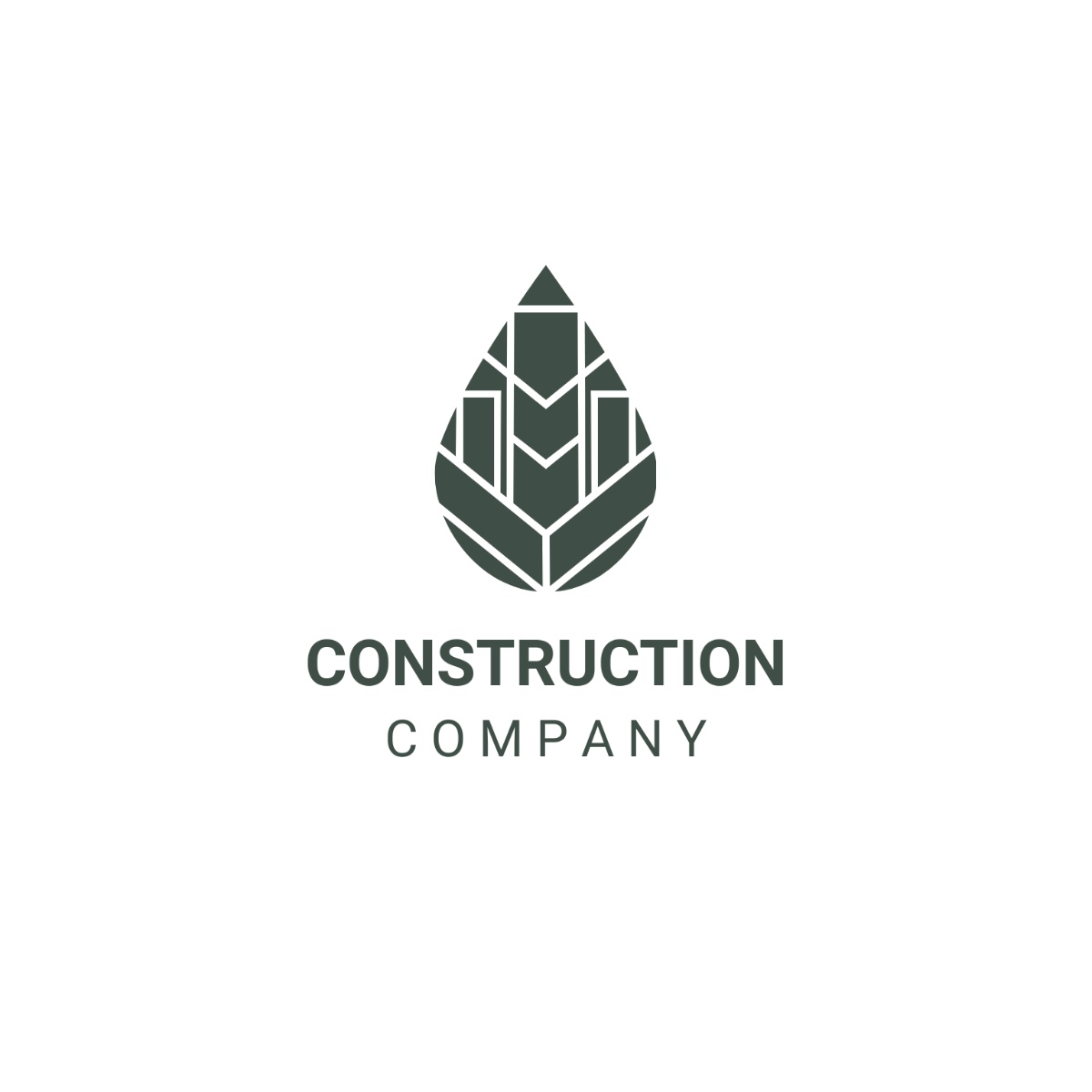 Green Building Logo Template