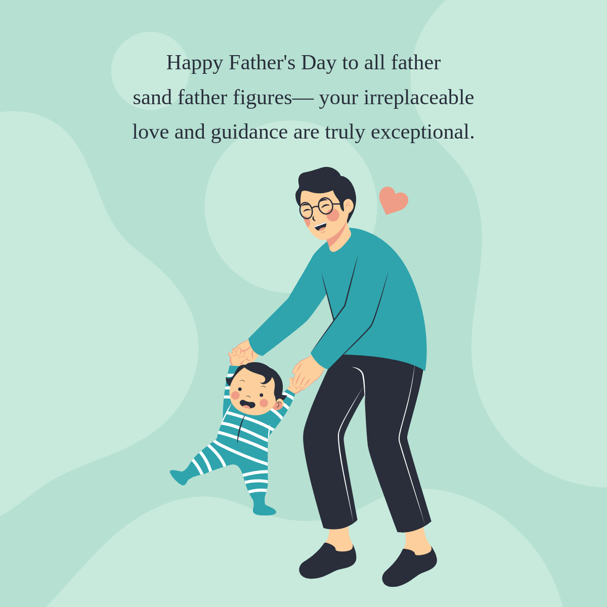 Father's Day Linkedin Post Template