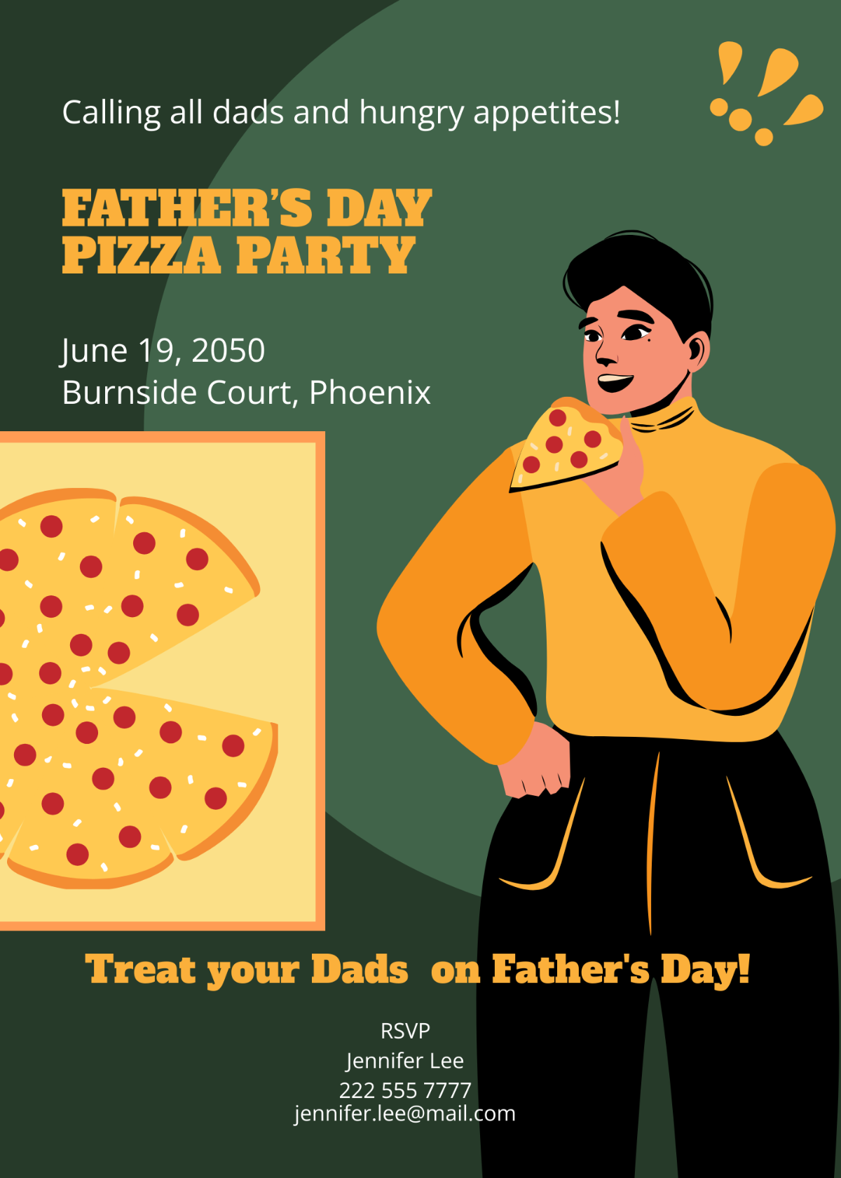 Father's Day Invitation Template - Edit Online & Download