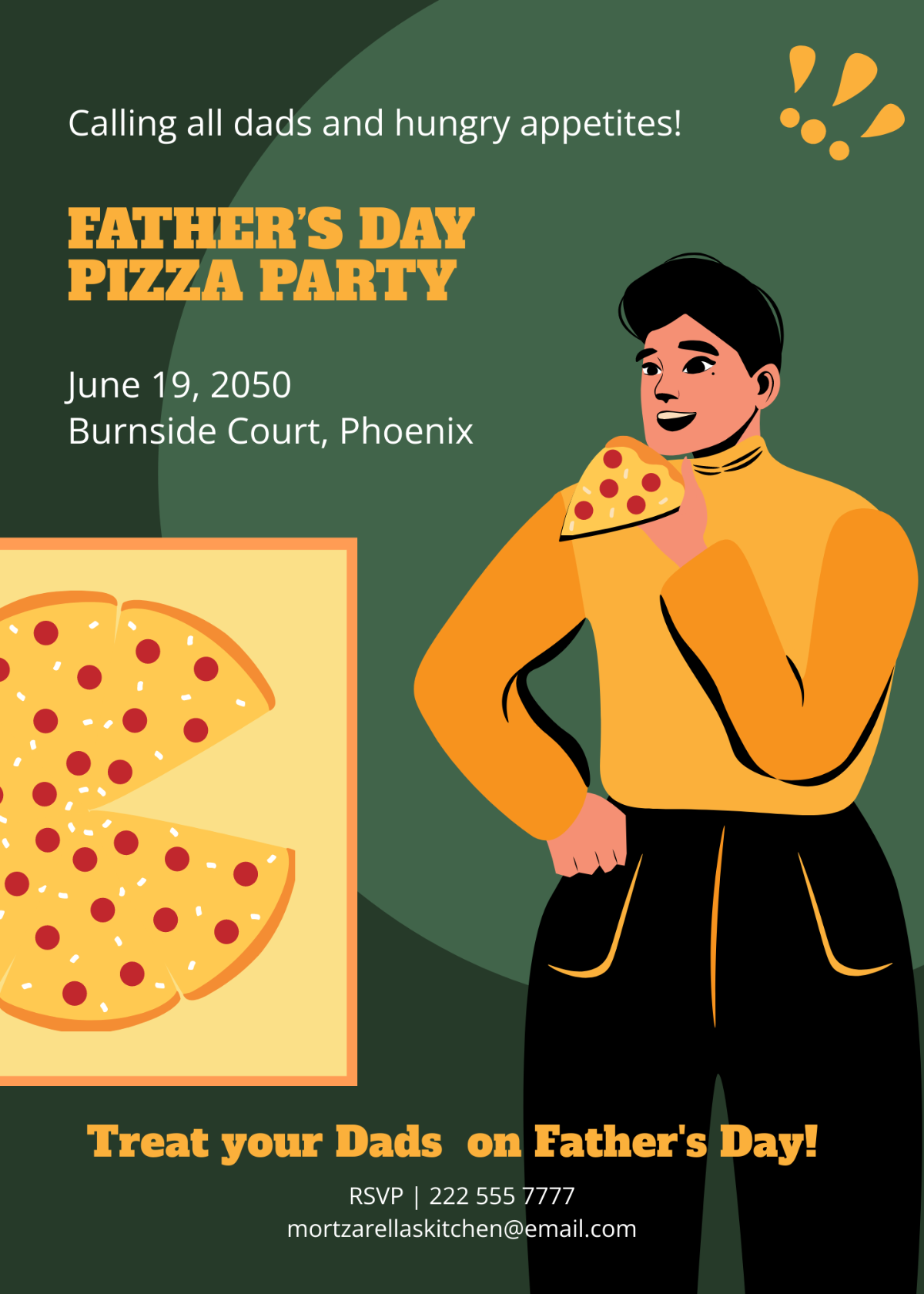 Father's Day Invitation Template
