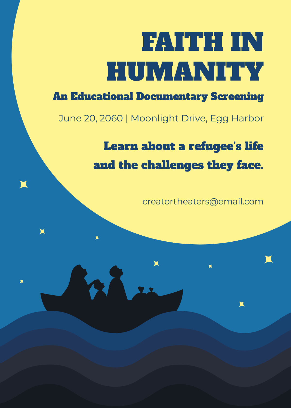 World Refugee Day Invitation Template - Edit Online & Download